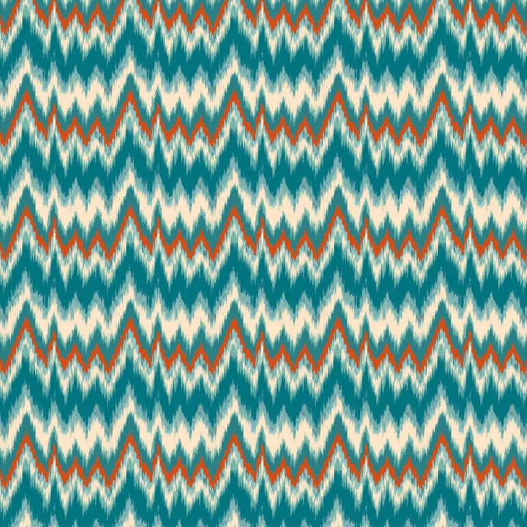 Ткань Gaston Y Daniela Maiorica ikat_azul_teja