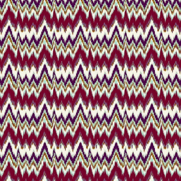 Ткань Gaston Y Daniela Maiorica ikat_berenjena_verde