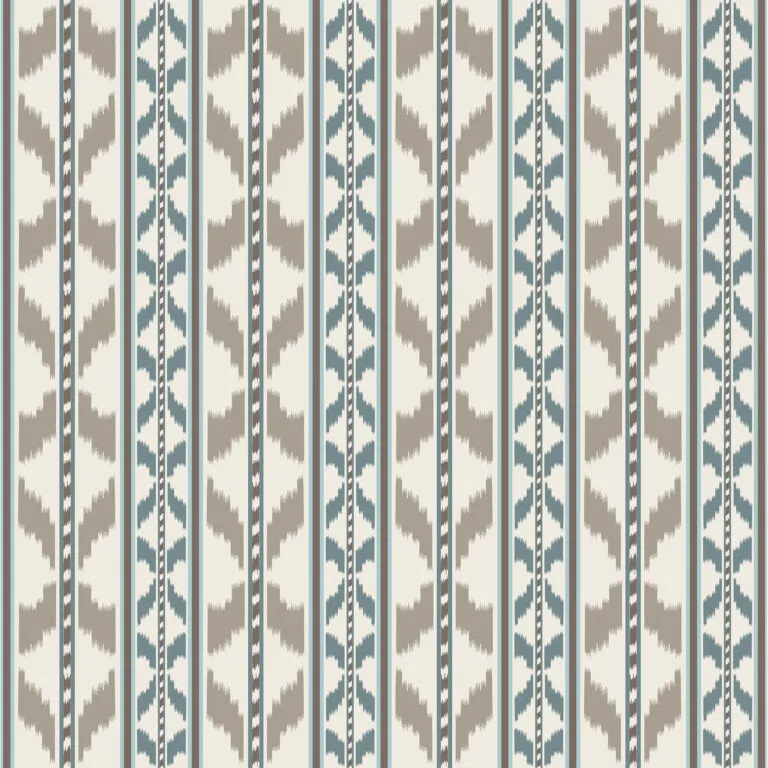 Ткань Gaston Y Daniela Maiorica petita_ikat_piedra_azul