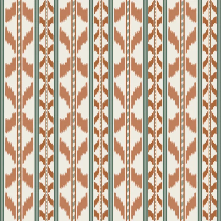 Ткань Gaston Y Daniela Maiorica petita_ikat_teja_verde