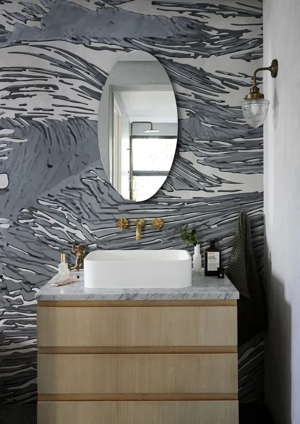 Обои для стен Wall&Deco 2021 Wet System WET-Aqua-Silence