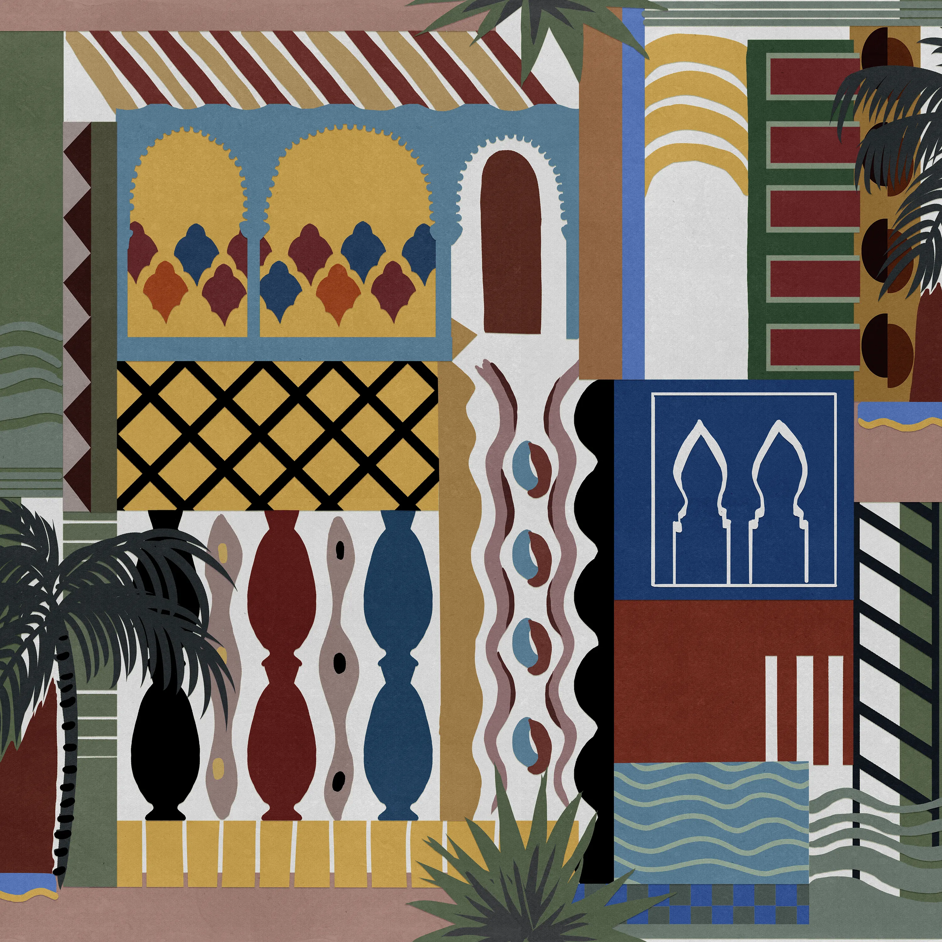 Обои для стен Coordonne Wander 9200060N