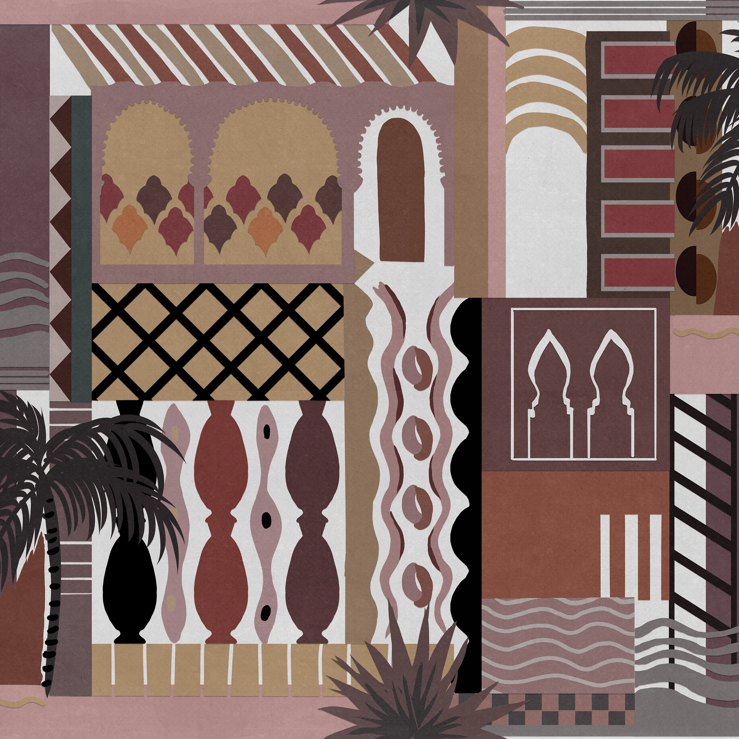 Обои для стен Coordonne Wander 9200061N