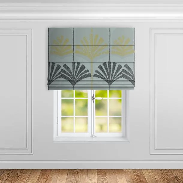 Ткань Cyan Stone Song of leaf LA-SL0102 #3