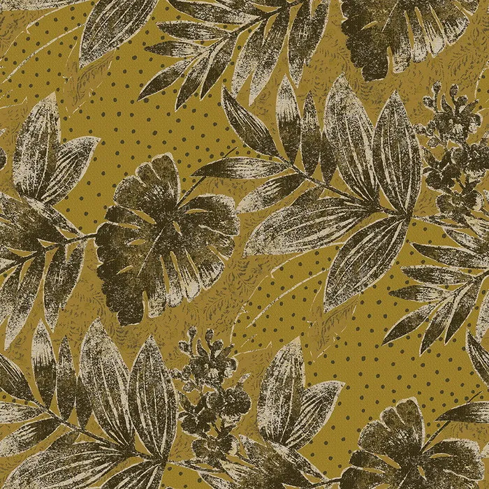 Ткань Cyan Stone Song of leaf LA-SL0203