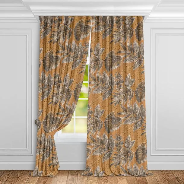 Ткань Cyan Stone Song of leaf LA-SL0204 #4