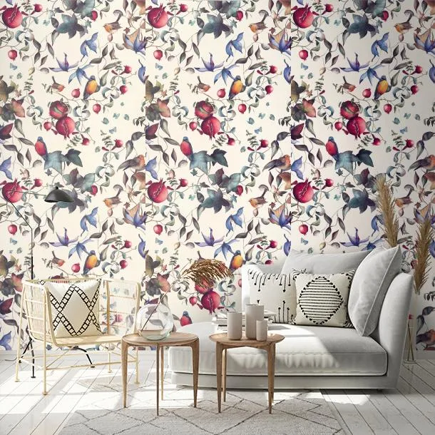 Обои для стен CoDe Fabula D0003_MELOGRANO_RUBY_LW #2