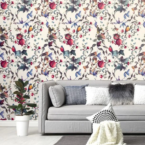 Обои для стен CoDe Fabula D0003_MELOGRANO_RUBY_LW #4