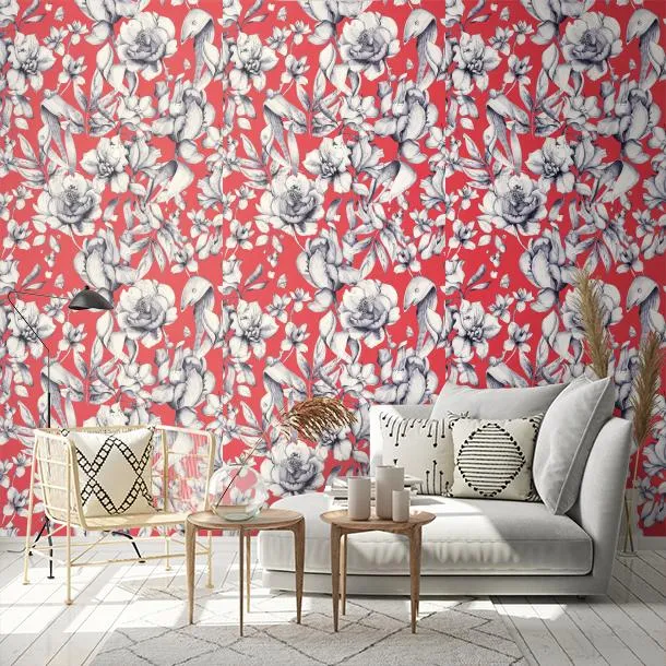 Обои для стен CoDe Fabula D0011_IDA_GRENADINE_LW #2