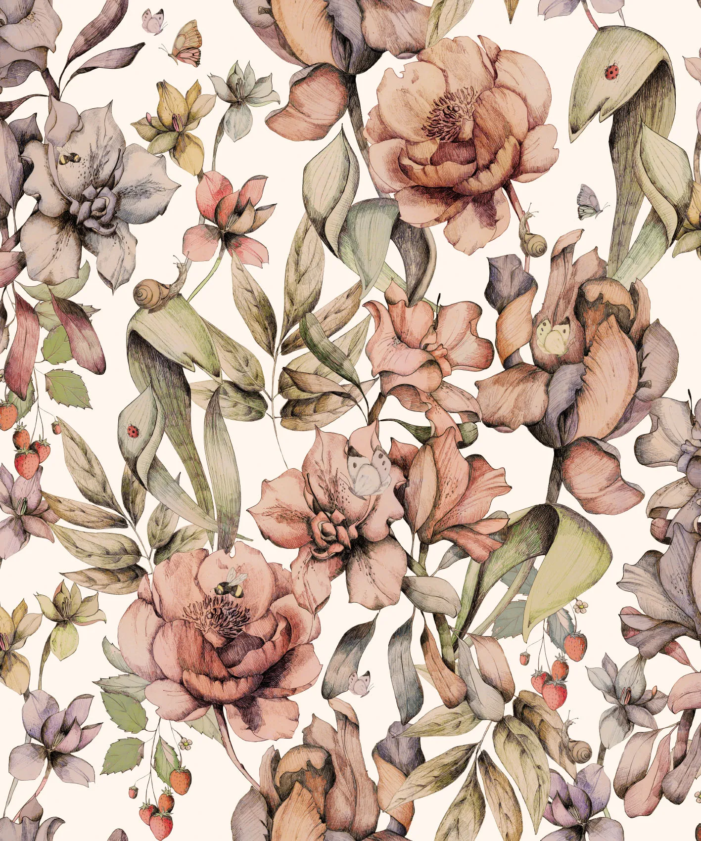 Обои для стен CoDe Fabula D0013_IDA_SOFT-PINK_LW