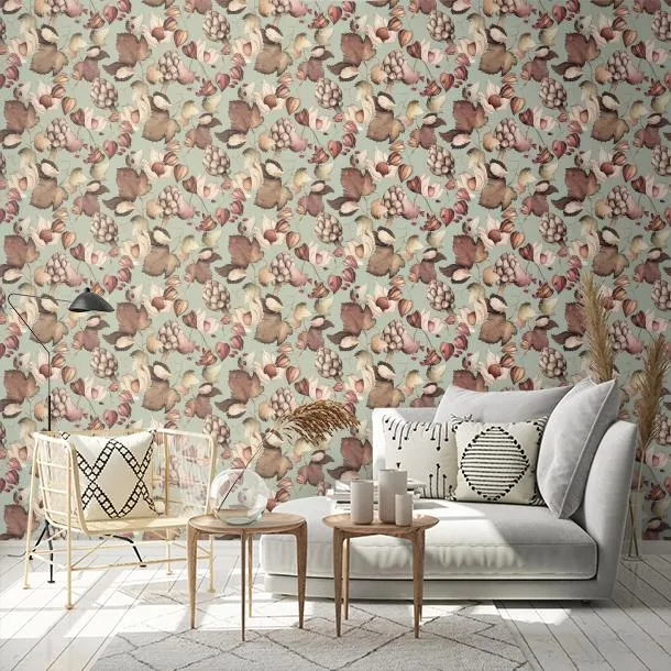 Обои для стен CoDe Fabula D0032_ORTO-MAGICO_EGGSHELL-BLU_LW #2