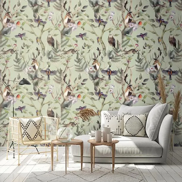 Обои для стен CoDe Fabula D0041_BOSCO-INCANTATO_CELADON_LW #2