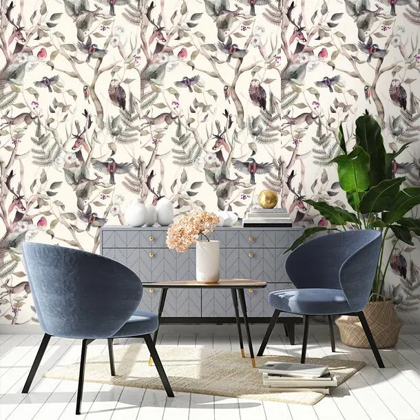 Обои для стен CoDe Fabula D0042_BOSCO-INCANTATO_SNOW_LW #3