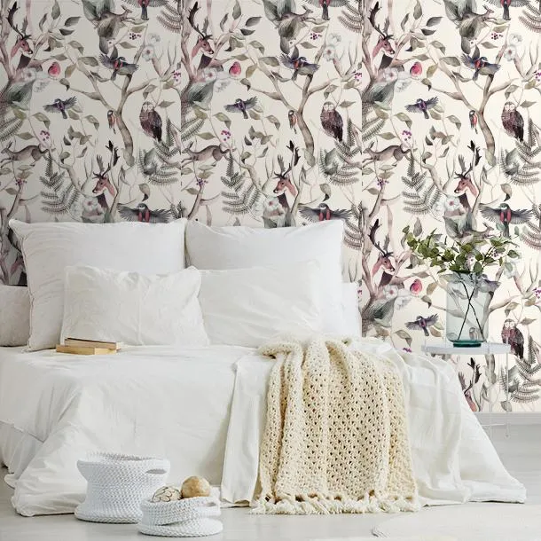 Обои для стен CoDe Fabula D0042_BOSCO-INCANTATO_SNOW_LW #8