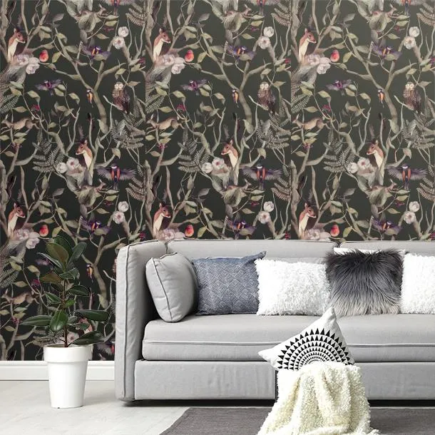 Обои для стен CoDe Fabula D0043_BOSCO-INCANTATO_PINE_LW #4