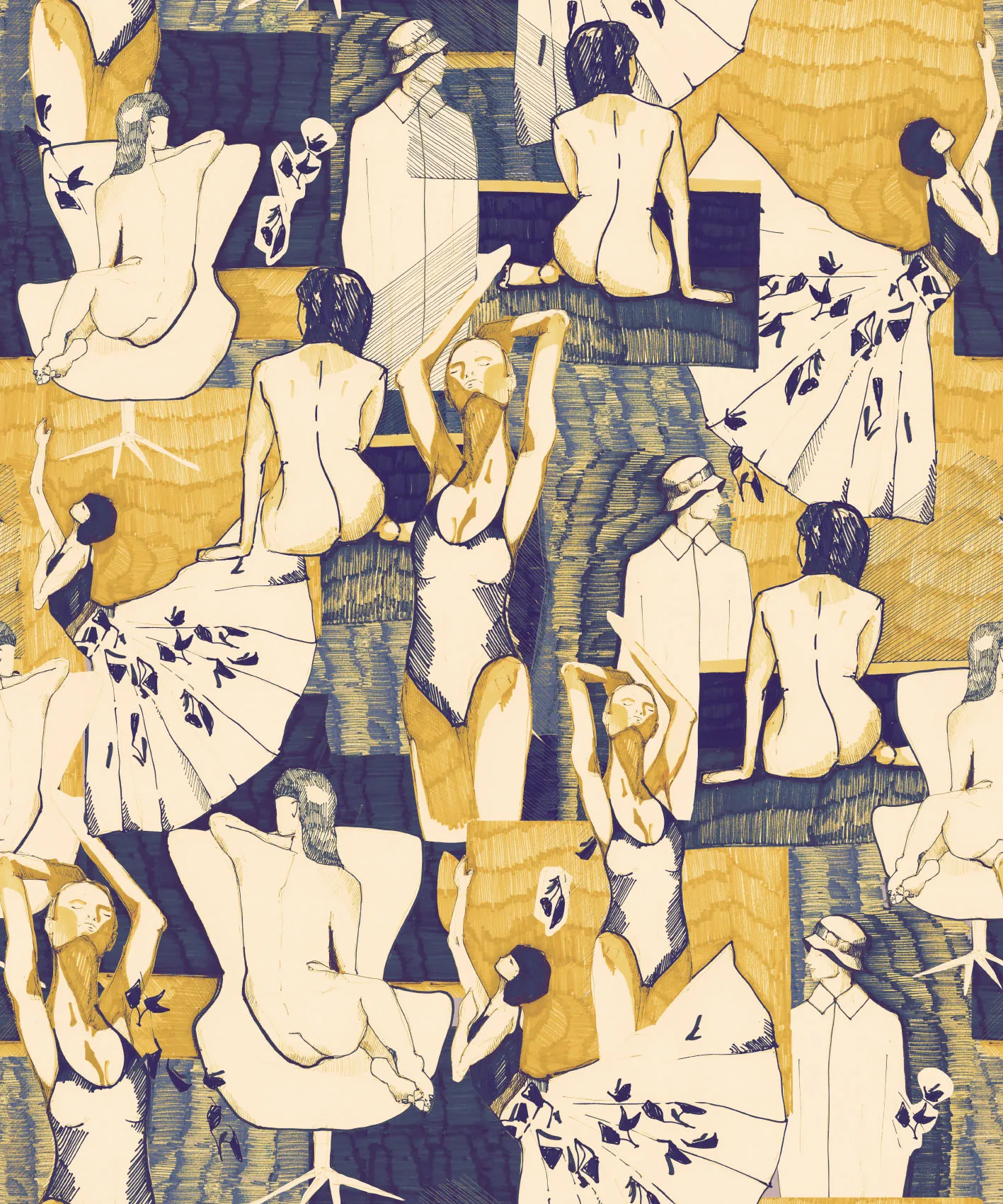 Обои для стен CoDe Fabula D0061_COCO_JEANS_LW