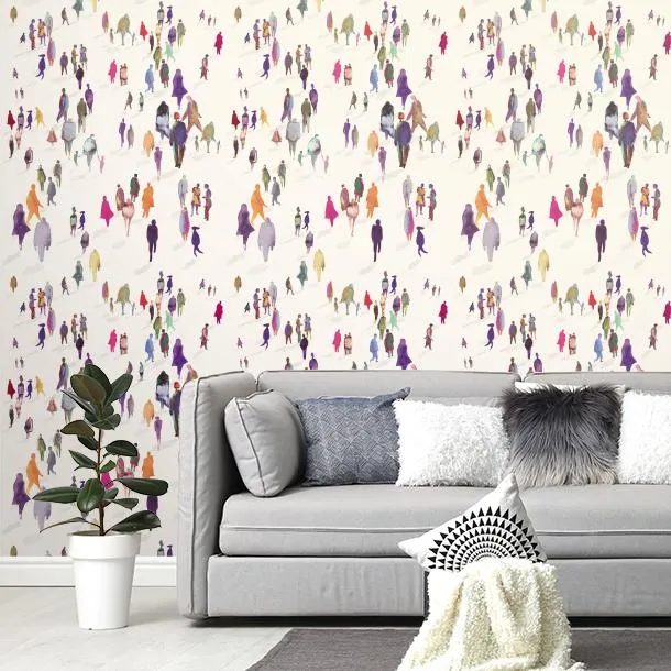 Обои для стен CoDe Fabula D0071_PASSEGGIATA_RAINBOW_LW #4