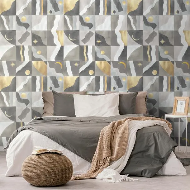 Обои для стен CoDe Flora 00032_FLORA_ReadyRoll_COSMO_SILVER_LW #7