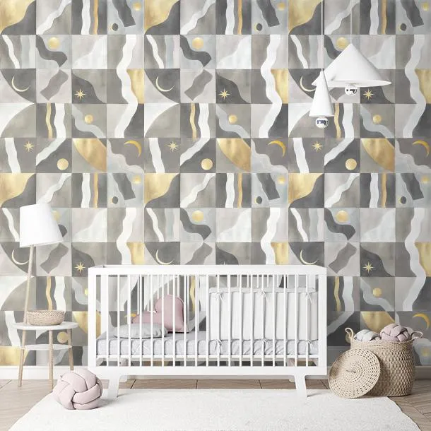 Обои для стен CoDe Flora 00032_FLORA_ReadyRoll_COSMO_SILVER_LW #9