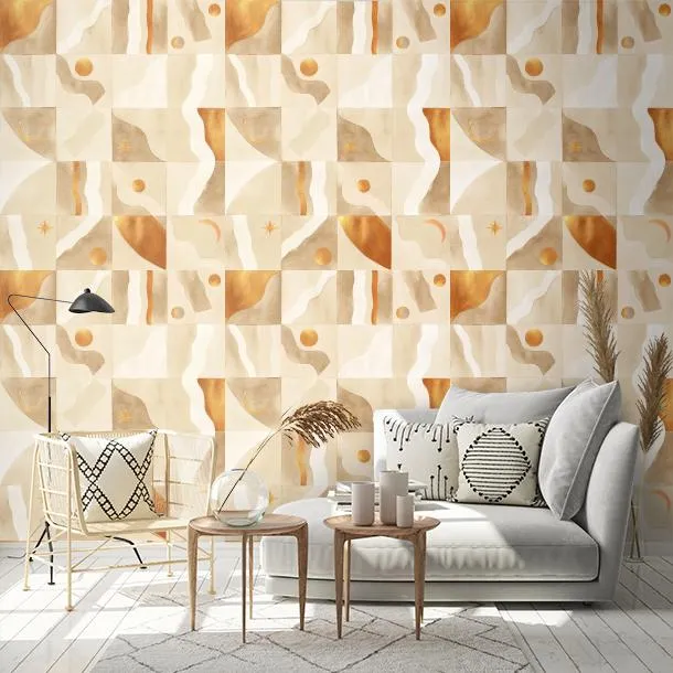 Обои для стен CoDe Flora 00034_FLORA_ReadyRoll_COSMO_GOLD_LW #2