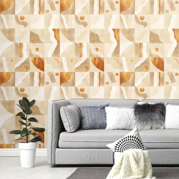 Обои для стен CoDe Flora 00034_FLORA_ReadyRoll_COSMO_GOLD_LW #4