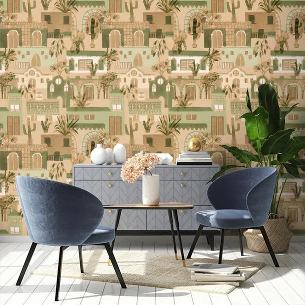 Обои для стен CoDe Flora 00043_FLORA_ReadyRoll_ELDORADO_TAN_LW #3