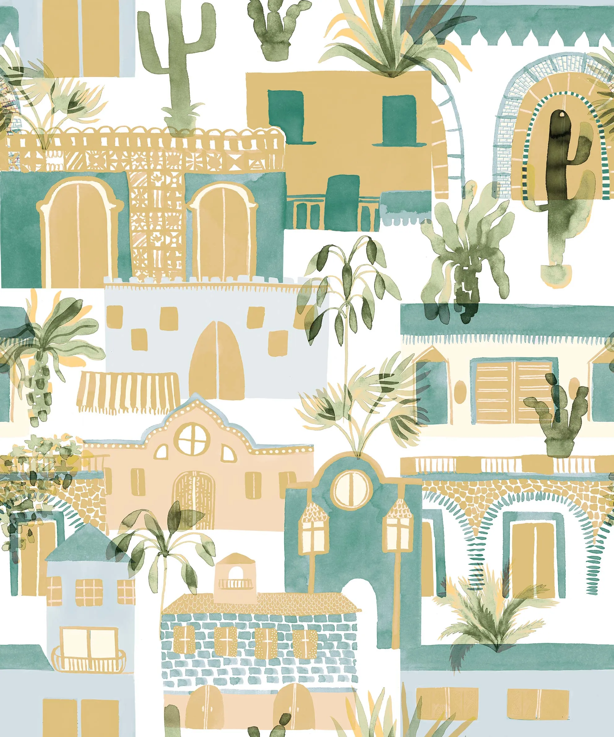 Обои для стен CoDe Flora 00044_FLORA_ReadyRoll_ELDORADO_VIRIDIAN_LW