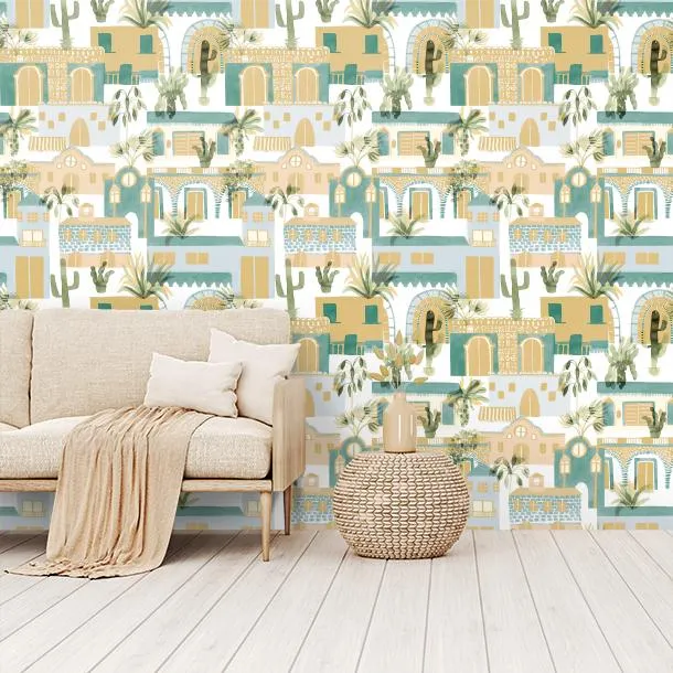 Обои для стен CoDe Flora 00044_FLORA_ReadyRoll_ELDORADO_VIRIDIAN_LW #5