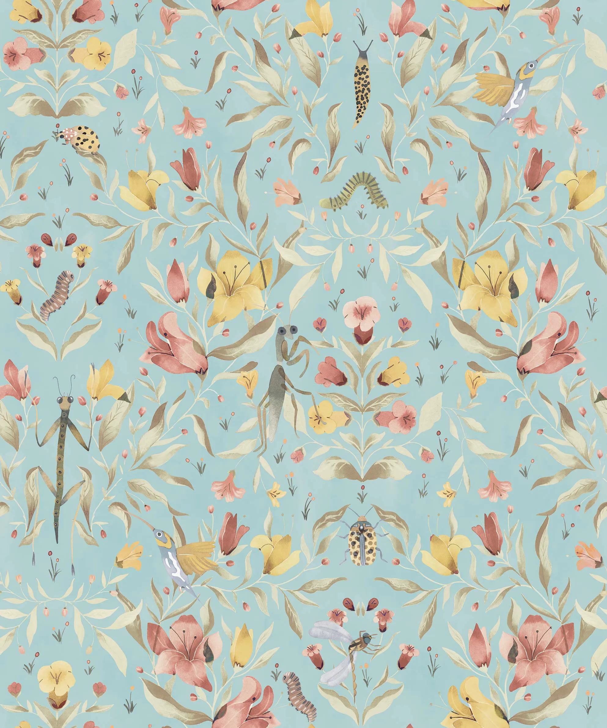 Обои для стен CoDe Flora 00081_FLORA_ReadyRoll_MERIGGIO_OPAL_LW