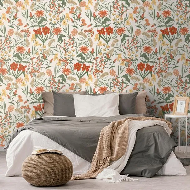 Обои для стен CoDe Flora 00092_FLORA_ReadyRoll_SAMBUCO_COPPER-RED_LW #7