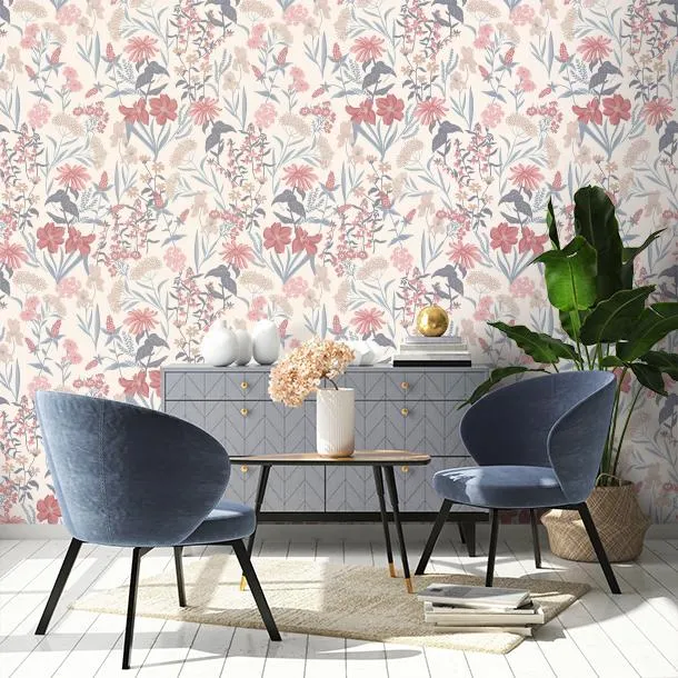 Обои для стен CoDe Flora 00093_FLORA_ReadyRoll_SAMBUCO_OLD-ROSE_LW #3
