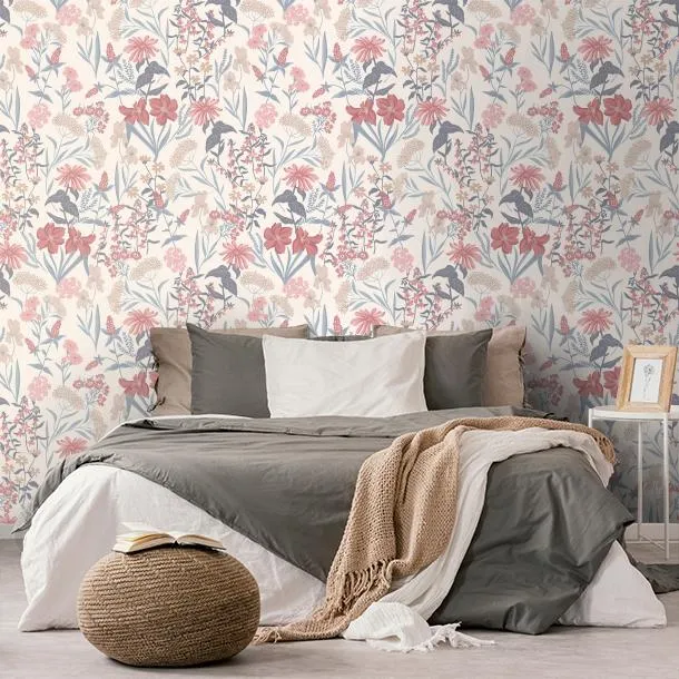 Обои для стен CoDe Flora 00093_FLORA_ReadyRoll_SAMBUCO_OLD-ROSE_LW #7