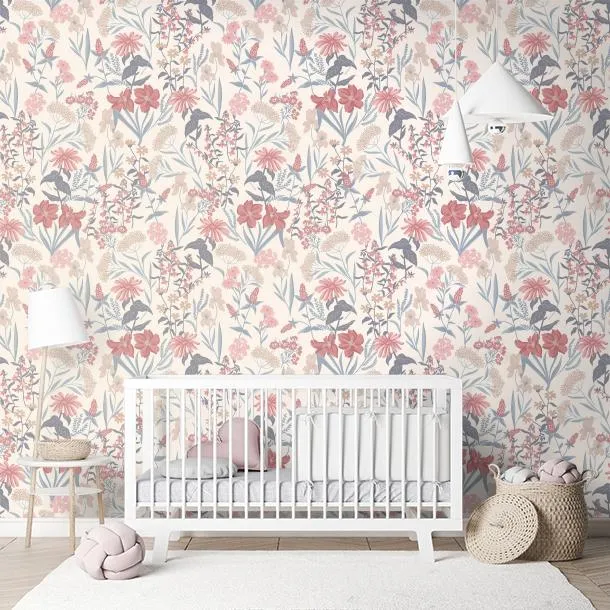 Обои для стен CoDe Flora 00093_FLORA_ReadyRoll_SAMBUCO_OLD-ROSE_LW #9