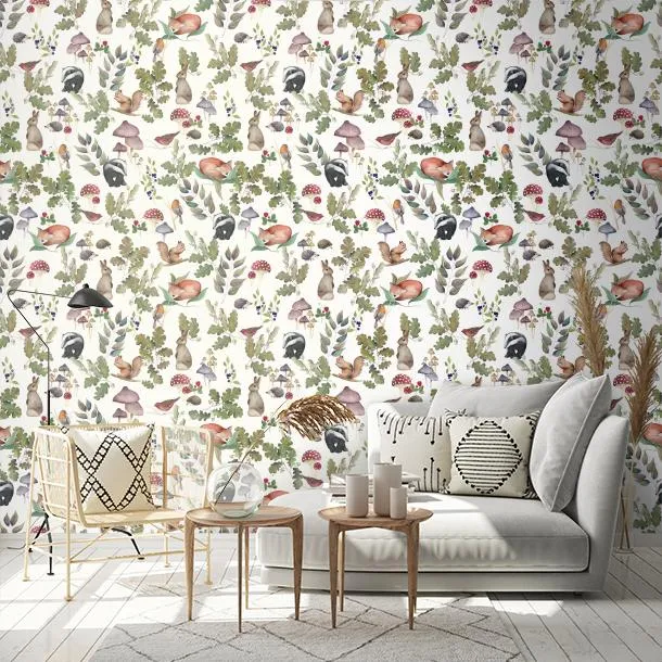 Обои для стен CoDe Flora 00121_FLORA_ReadyRoll_SOTTOBOSCO_SNOW_LW #2