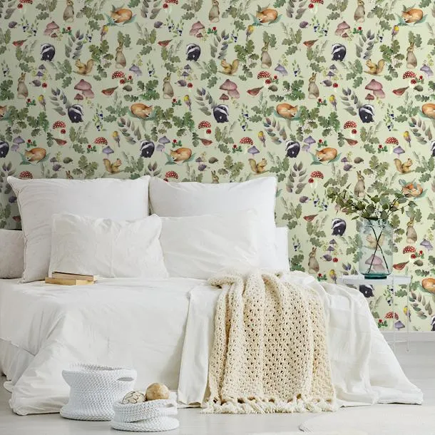 Обои для стен CoDe Flora 00122_FLORA_ReadyRoll_SOTTOBOSCO_CELADON_LW #8