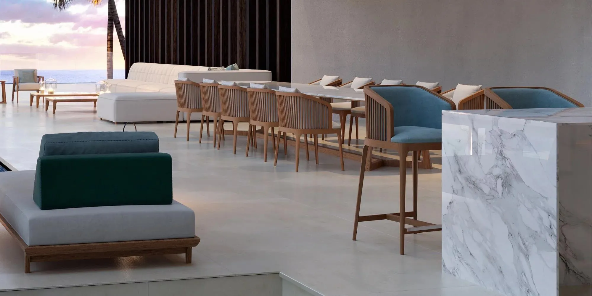 Стул LARGO-DINING-CHAIR-UPHOLSTERED-BACK #3