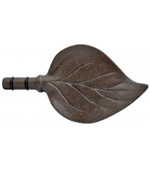 Карниз embout-feuille-rouille-vieilli-d19