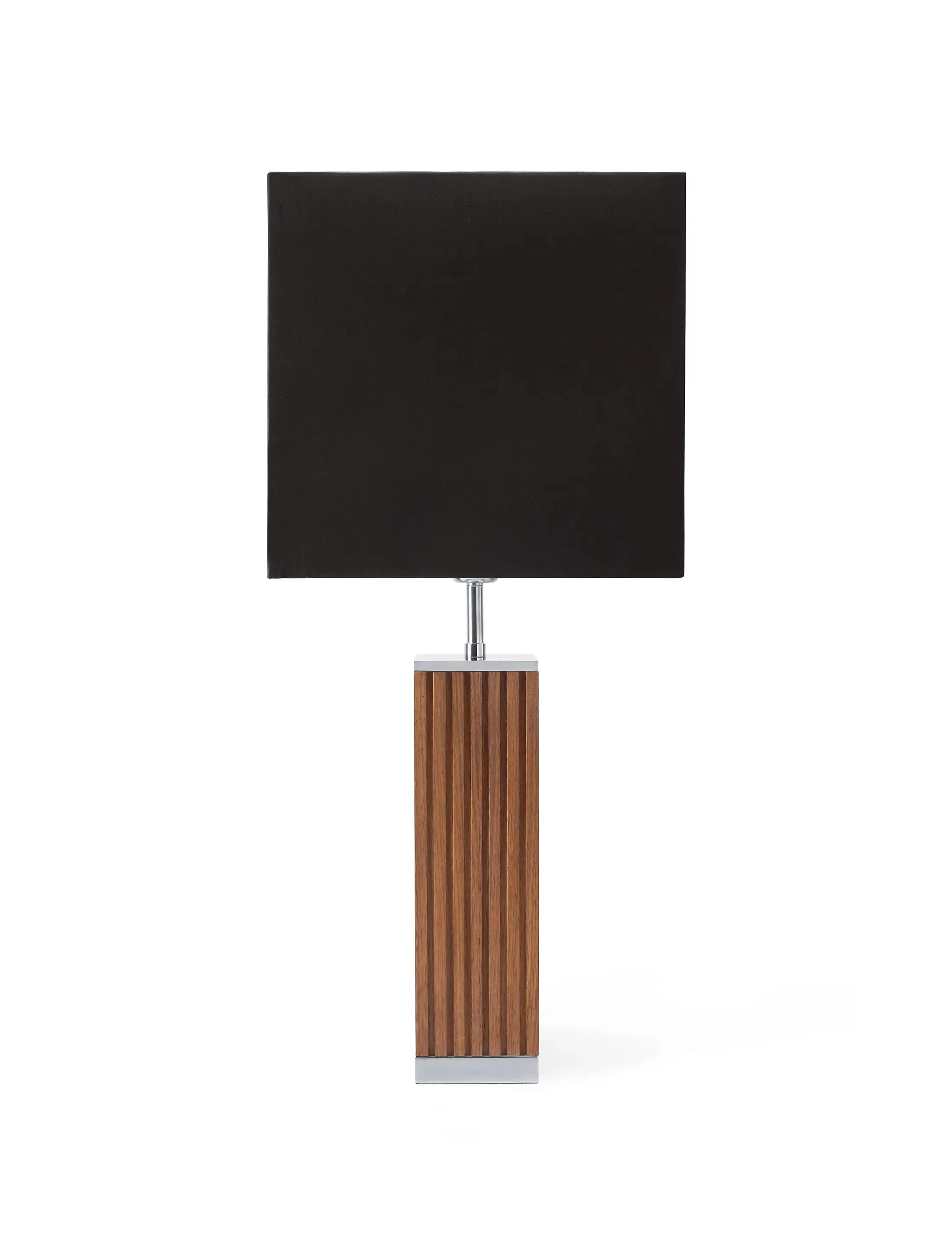 Настольная Лампа Ben-Chrome-Walnut