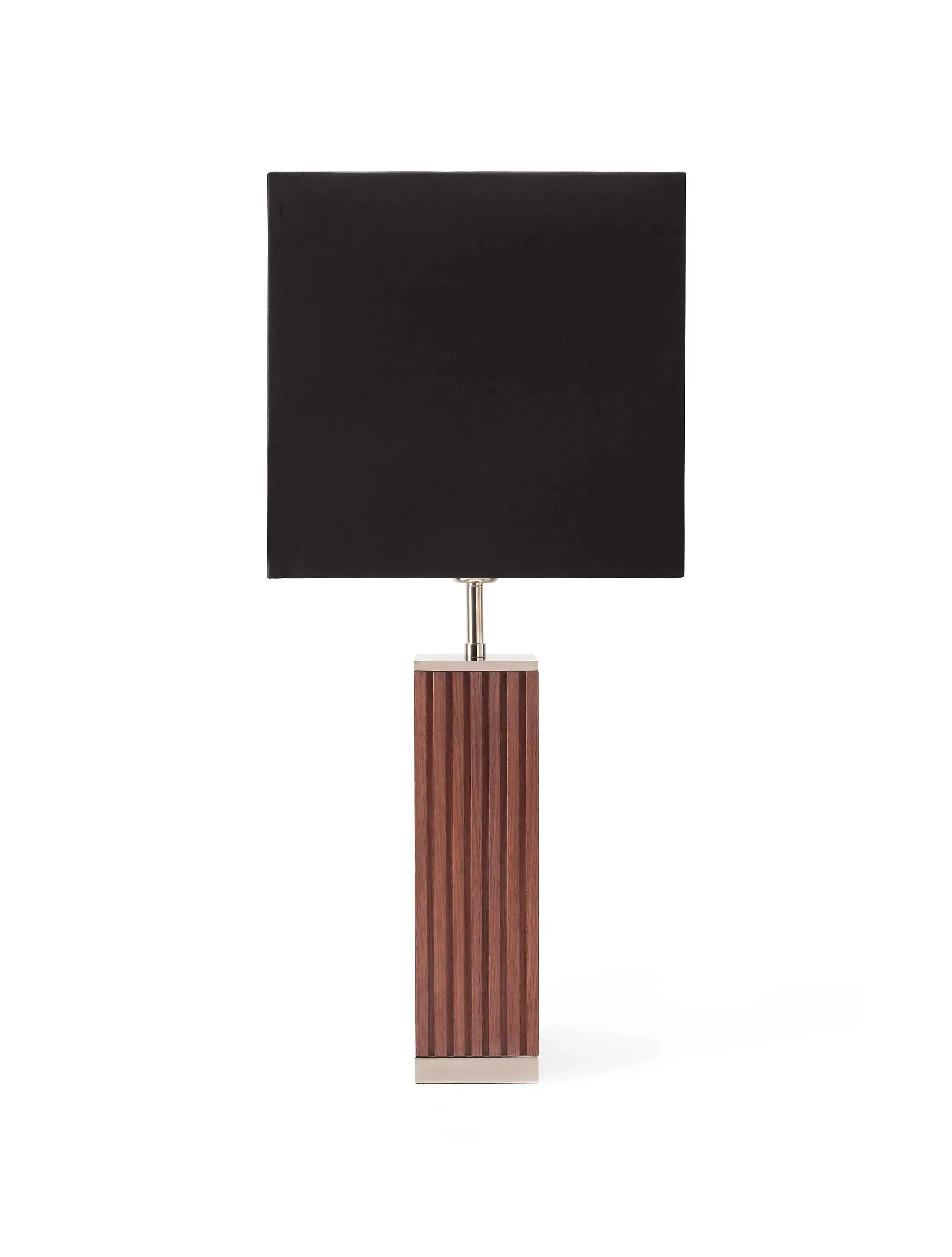 Настольная Лампа Ben-PolishedNickel-Mahogany