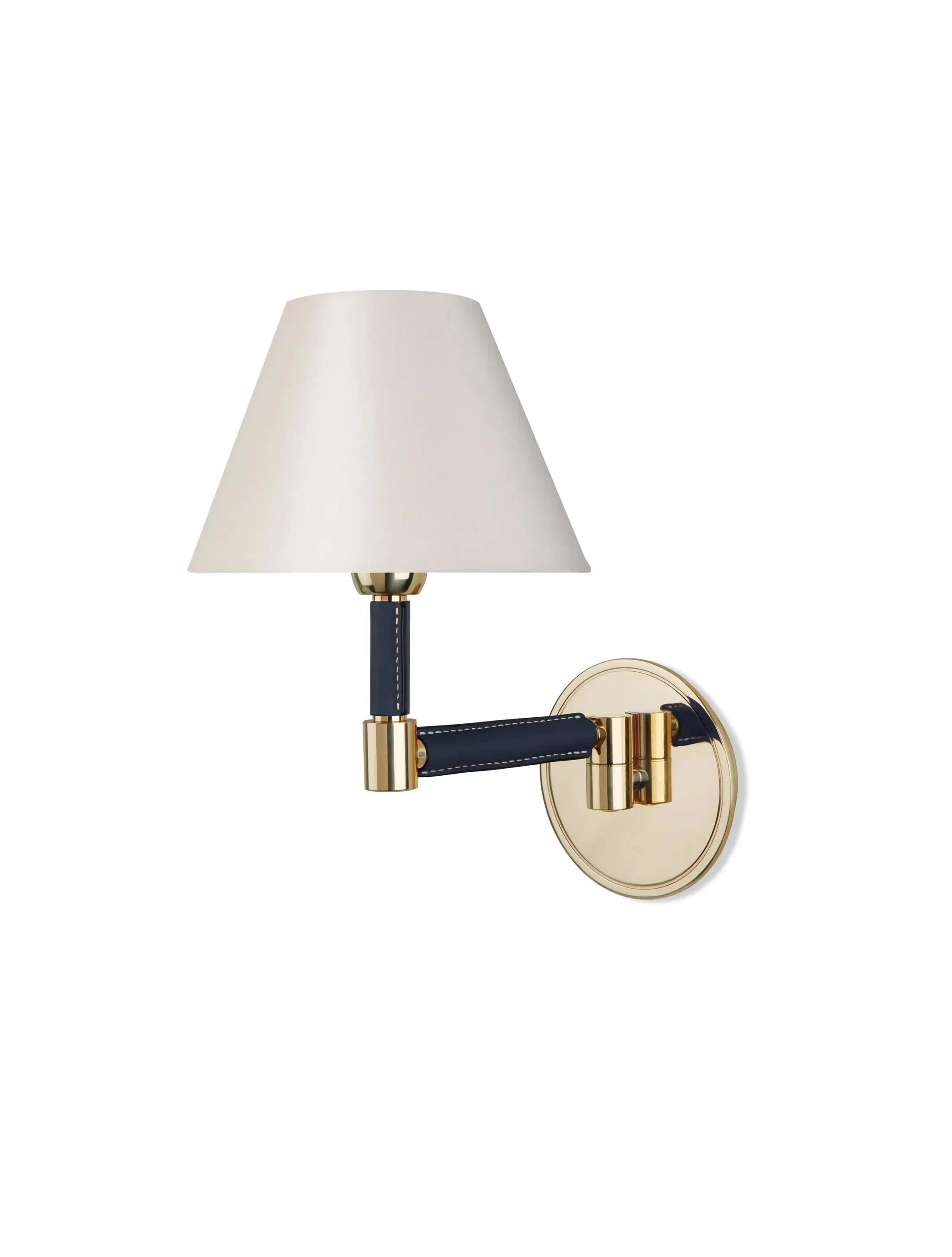 Бра Berlin-Small-Swing-PolishedBrass-Navy