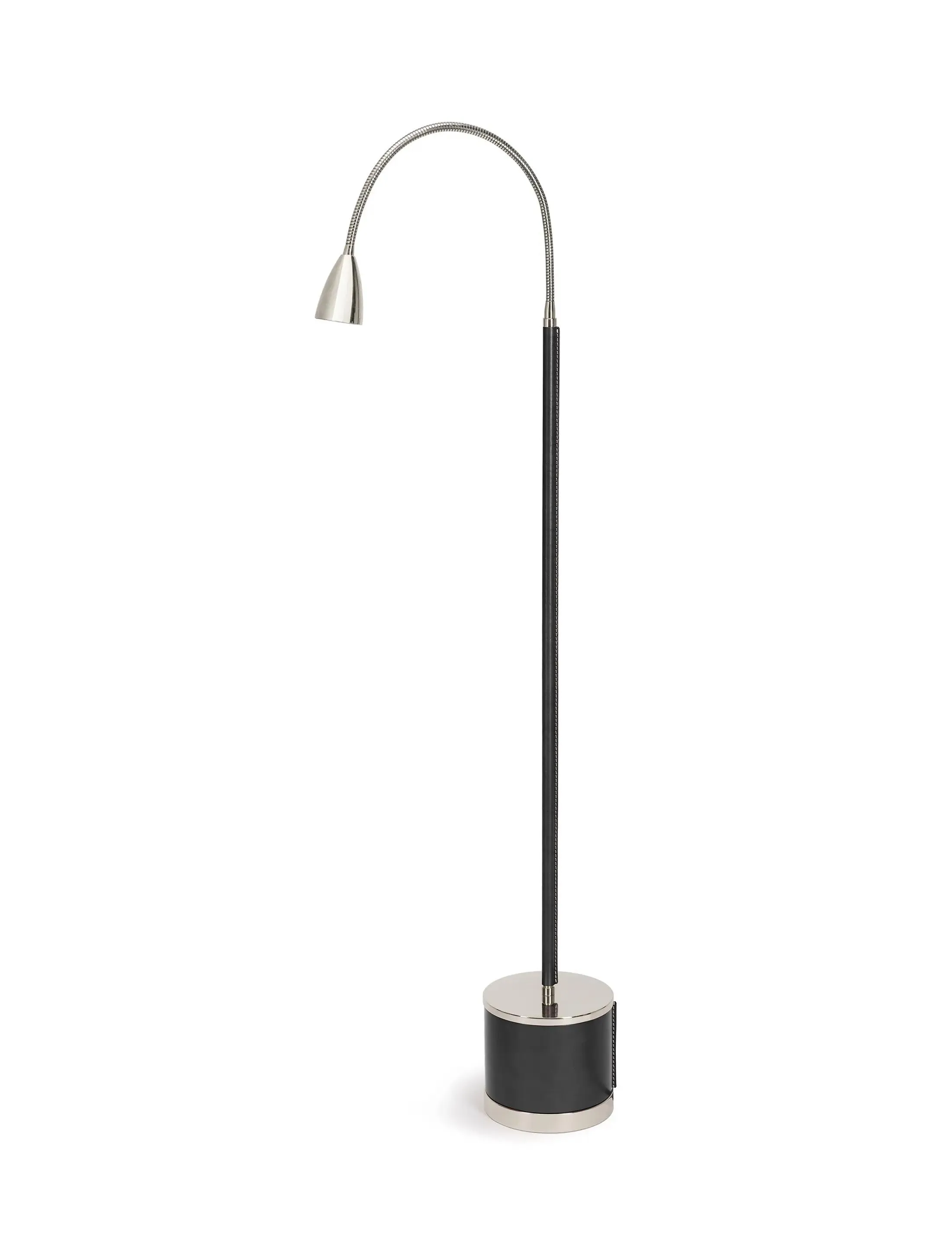 Торшер Floor-Flexi-PolishedNickel-Black