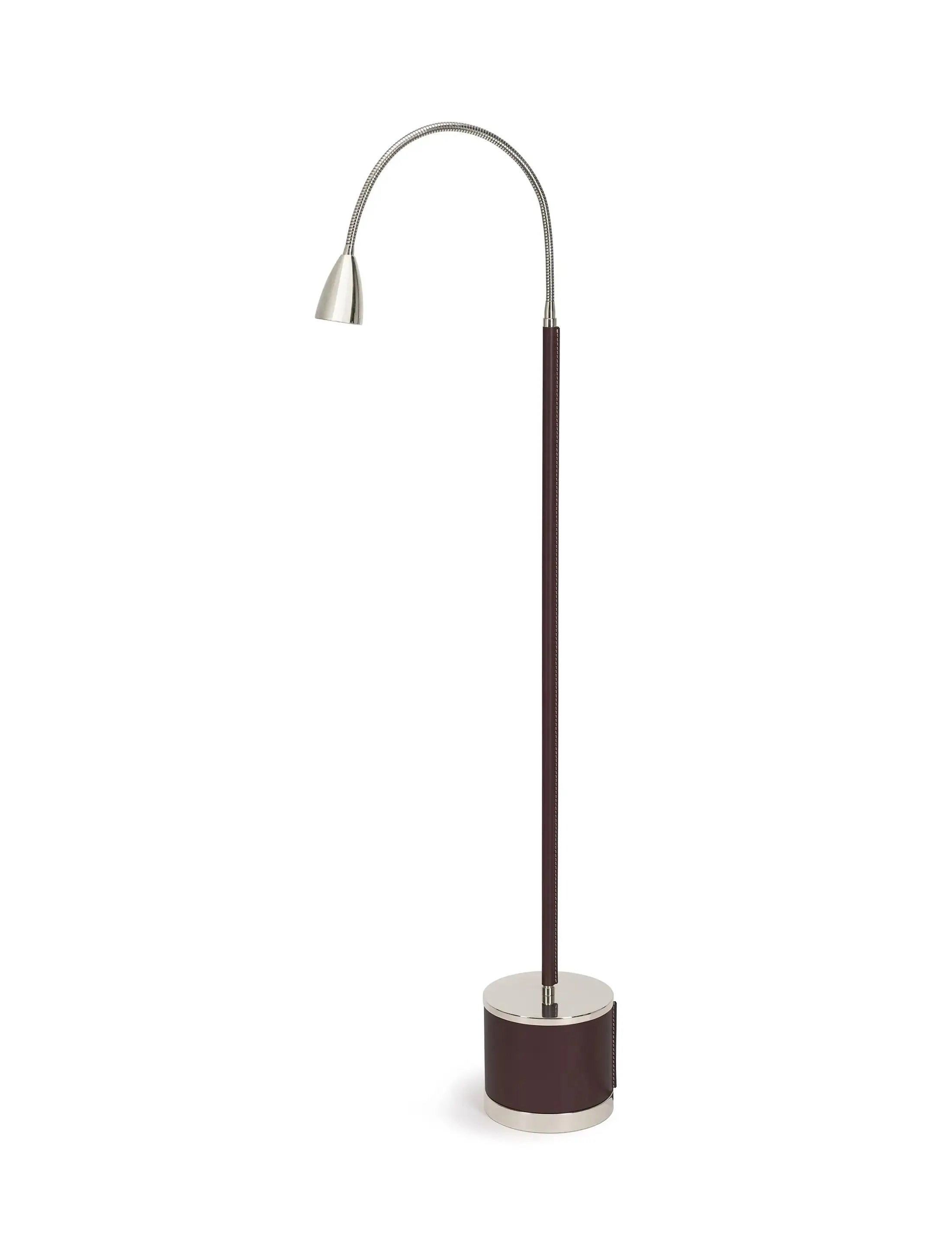 Торшер Floor-Flexi-PolishedNickel-Chocolate