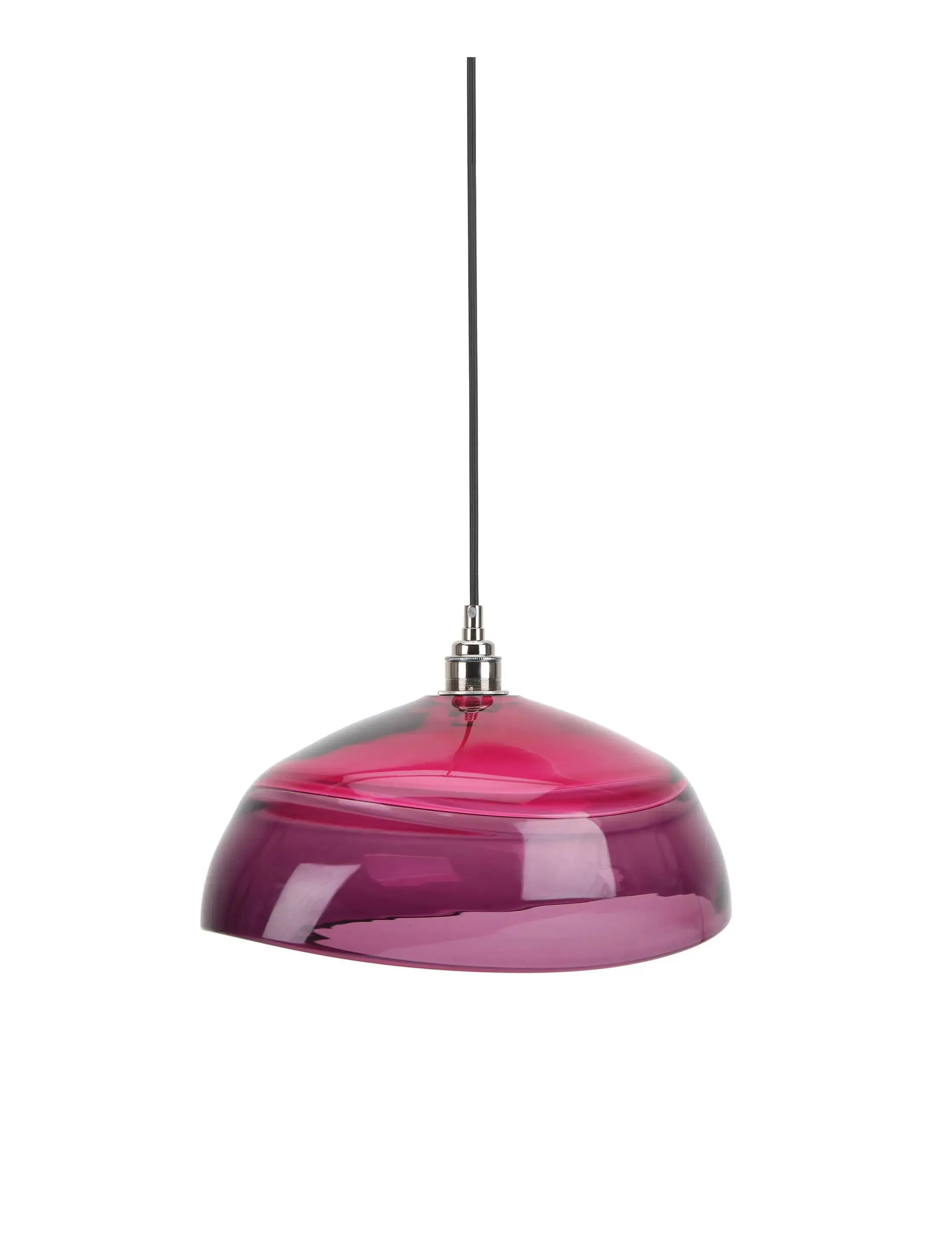 Люстра Pendant-Encalmo-Large-PolishedNickel-RosePurple