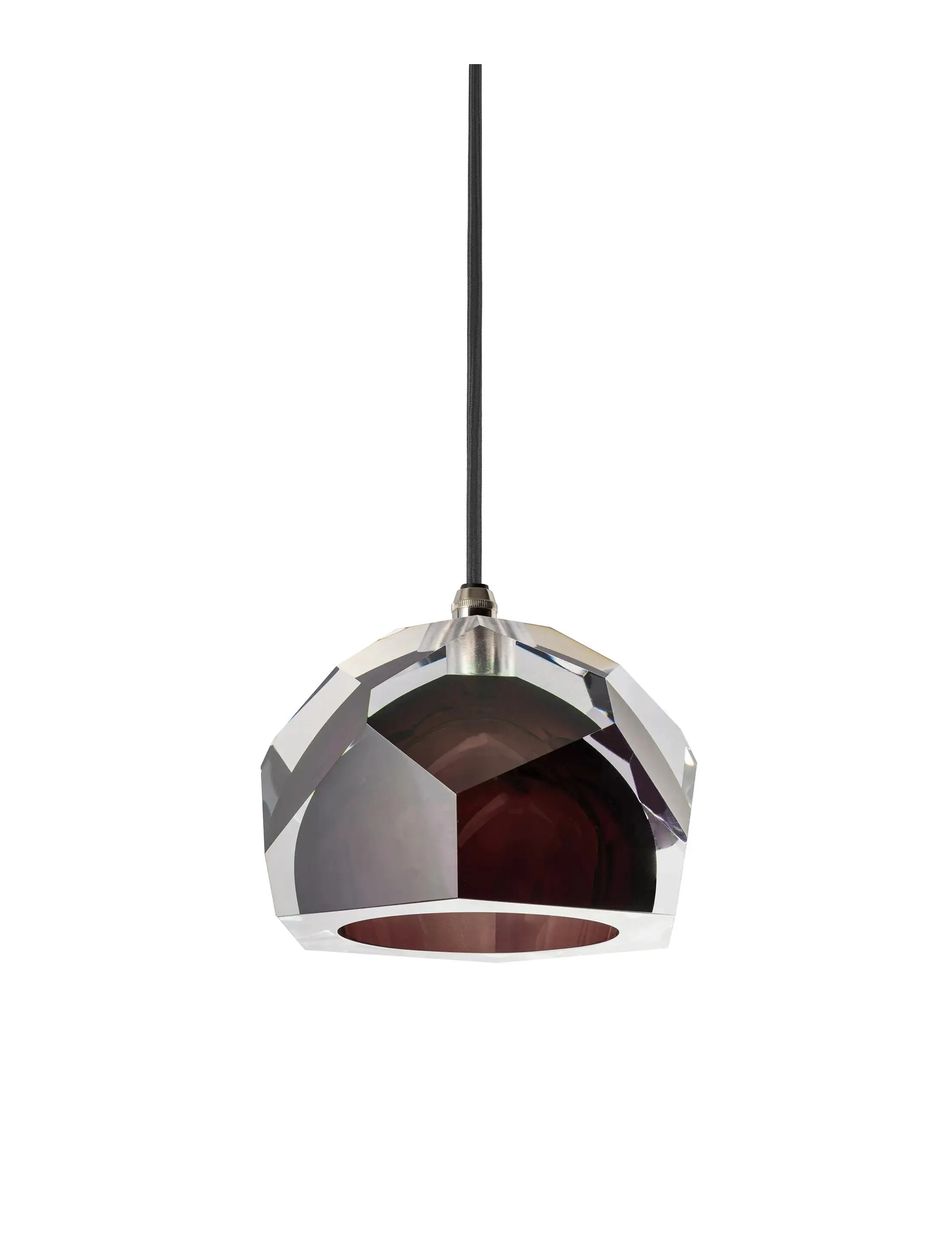 Люстра Pendant-Jewel-Ball-PolishedNickel-Aubergine