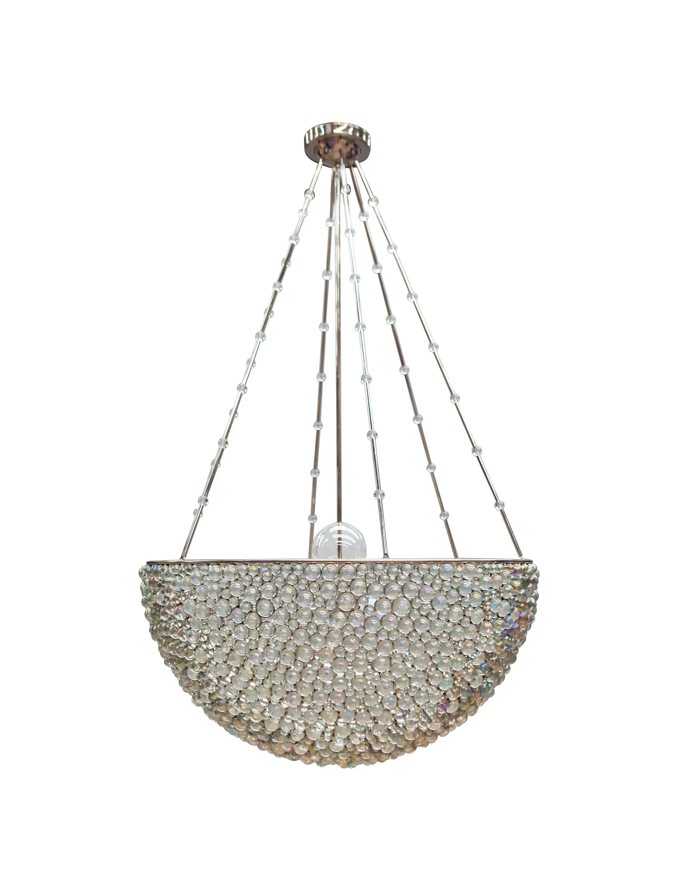 Люстра Pendant-Oyster-110-PolishedNickel