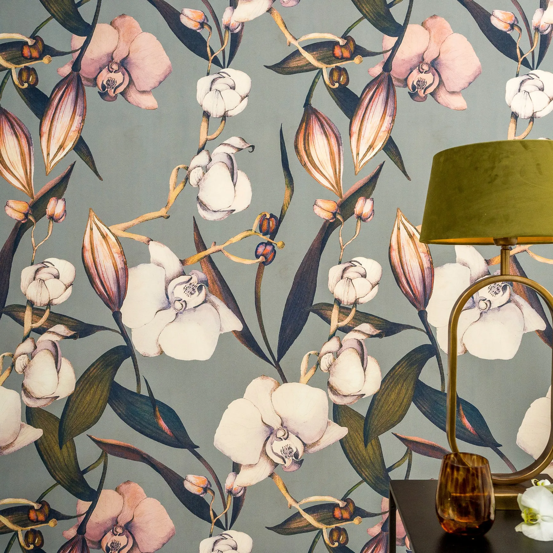 Обои для стен Bekaert  Textiles Riviera Orchidee_nature