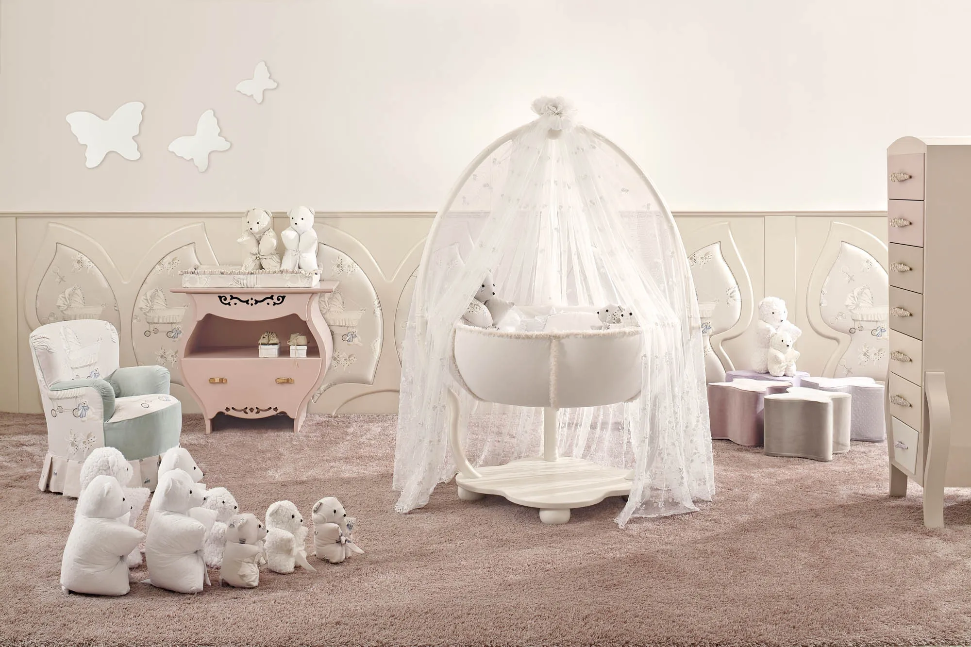 Комплект мебели для детской комнаты Halley_Collection_Bebe_01