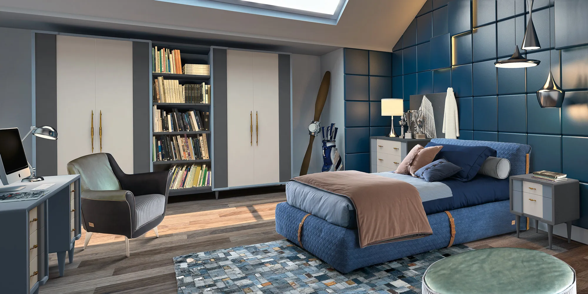 Комплект мебели для спальни Halley_Collection_Contemporary_11