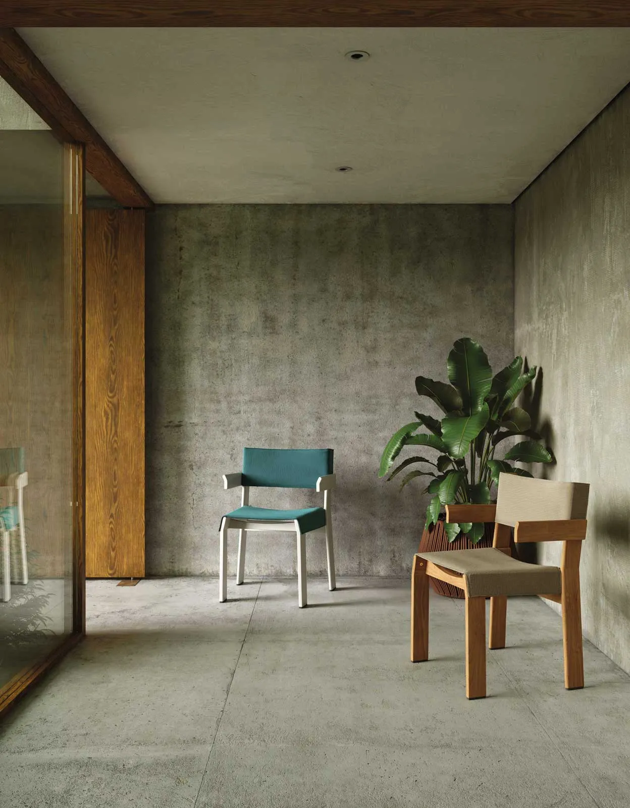 Стул Dining Armchair Aluminium #7