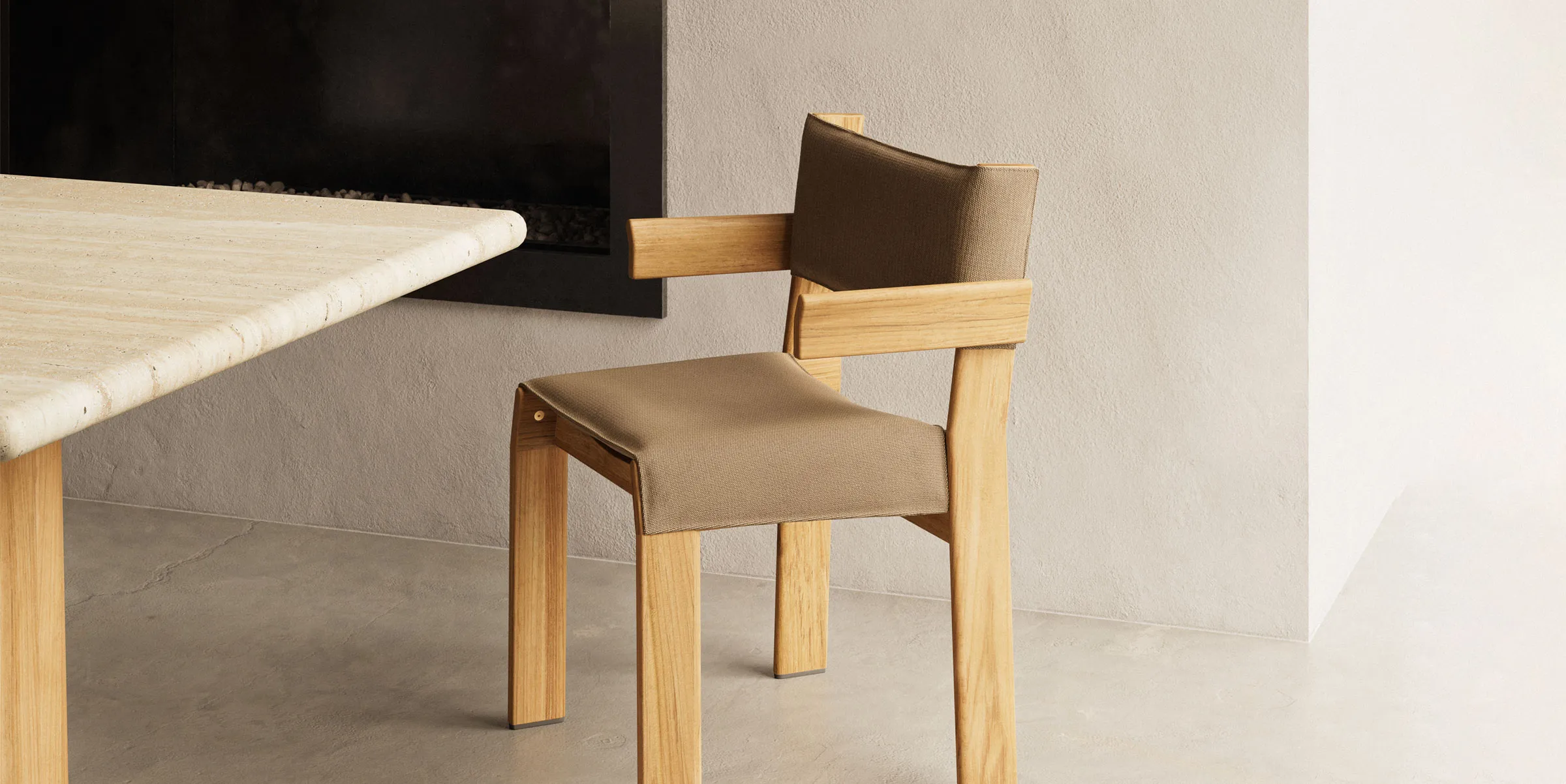 Стул Dining Armchair Teak #4